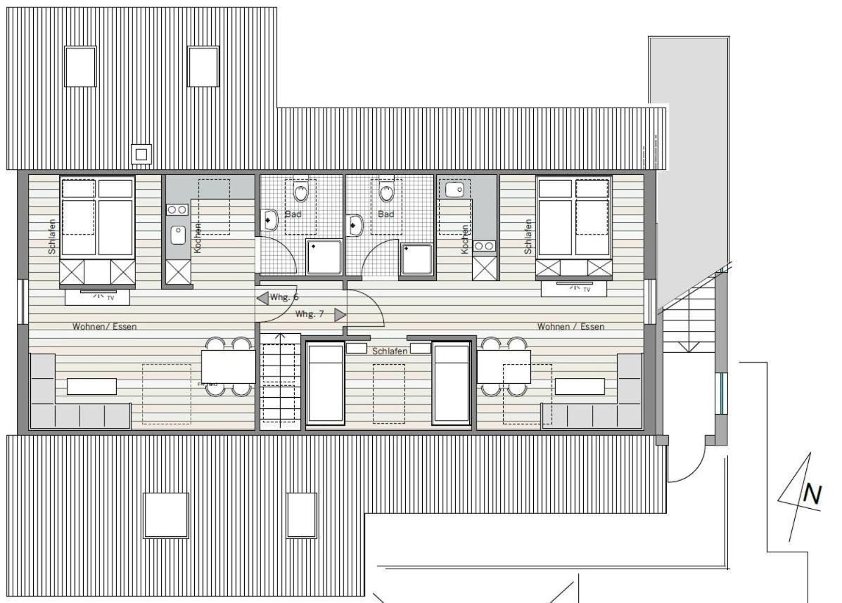 Seaside - Ferienwohnung 5 Wangerooge Eksteriør bilde
